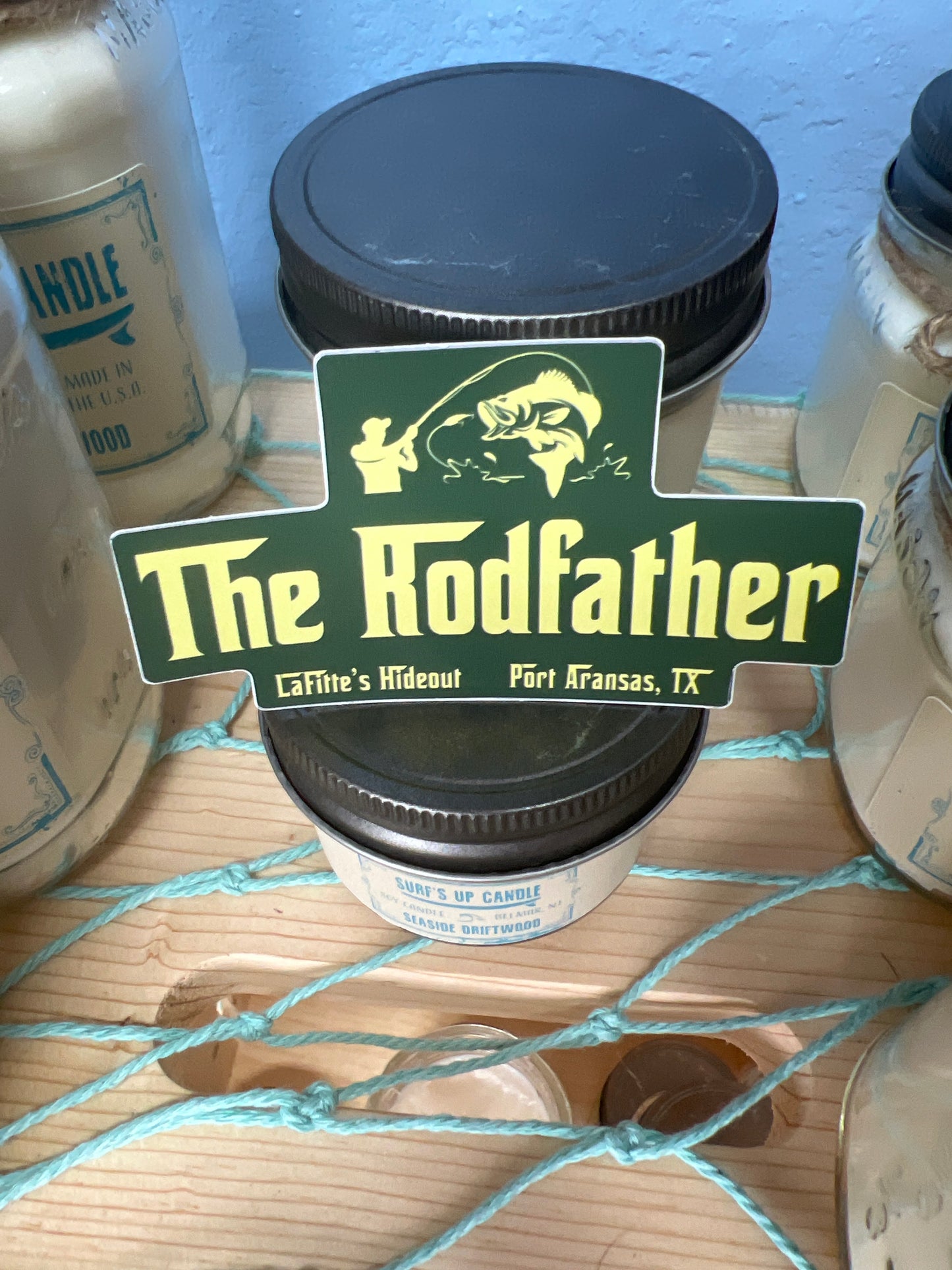 The Rodfather - LaFitte's Hideout - Port Aransas, TX Sticker